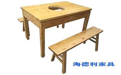 實(shí)木火鍋餐桌