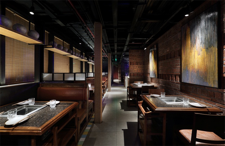 火鍋餐廳空間設(shè)計(jì)效果圖