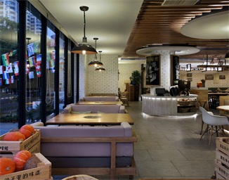 連鎖——拾味館海口國貿(mào)店餐廳空間設計